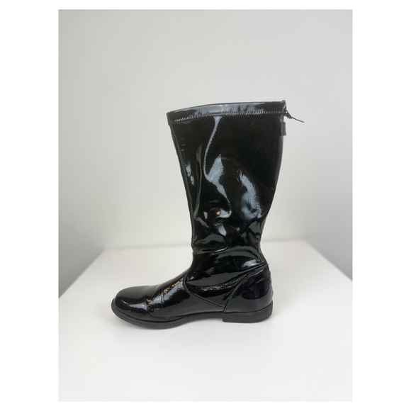 Kenneth Cole Girls Heart Treat 2 Fashion Black Patent Leather Boots Size 5 - Picture 6 of 6